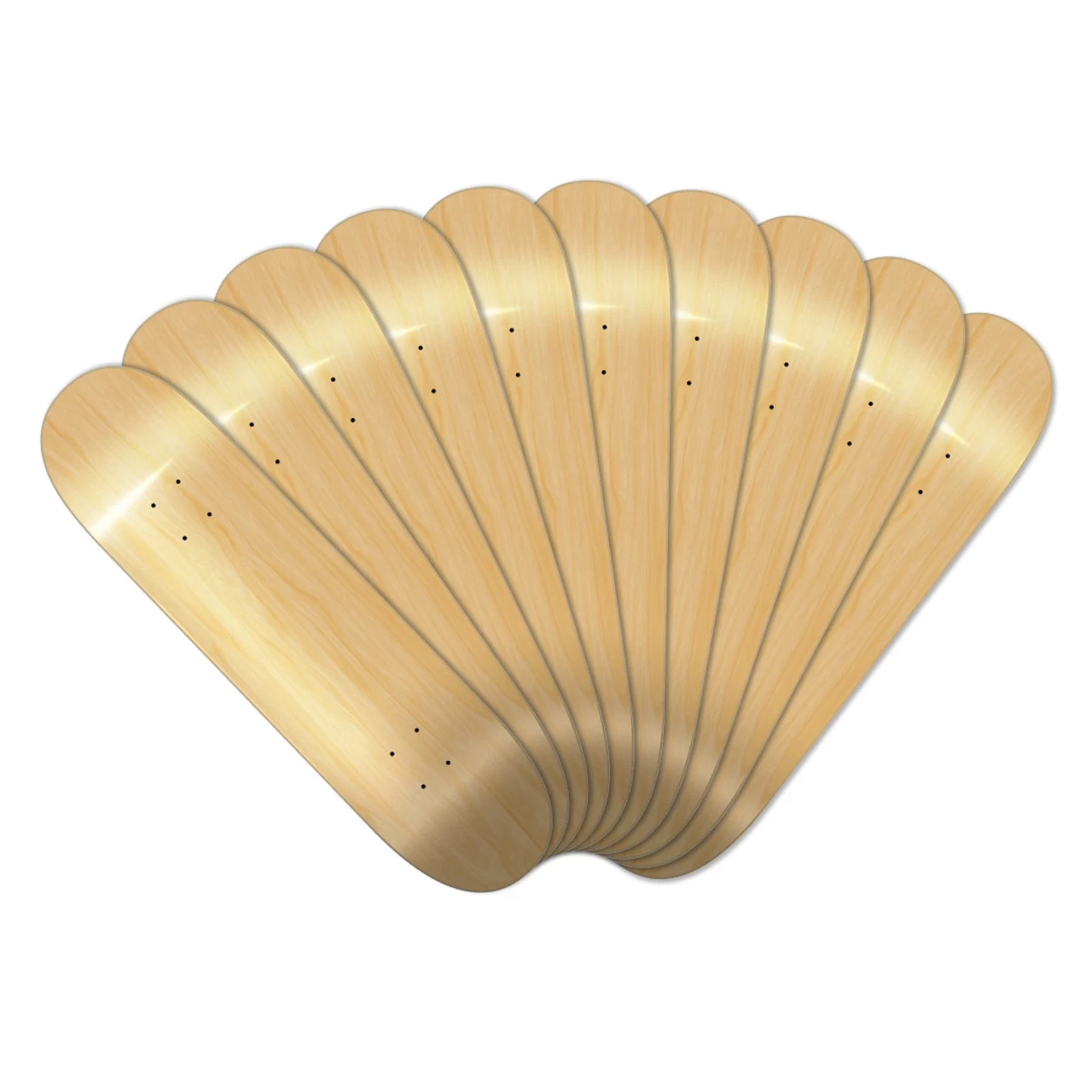 Yocaher Skateboard 10 Pcs Of Blank Skateboard Deck - Natural 1 Yocaher Skateboard 10 Pcs Of Blank Skateboard Deck - Natural