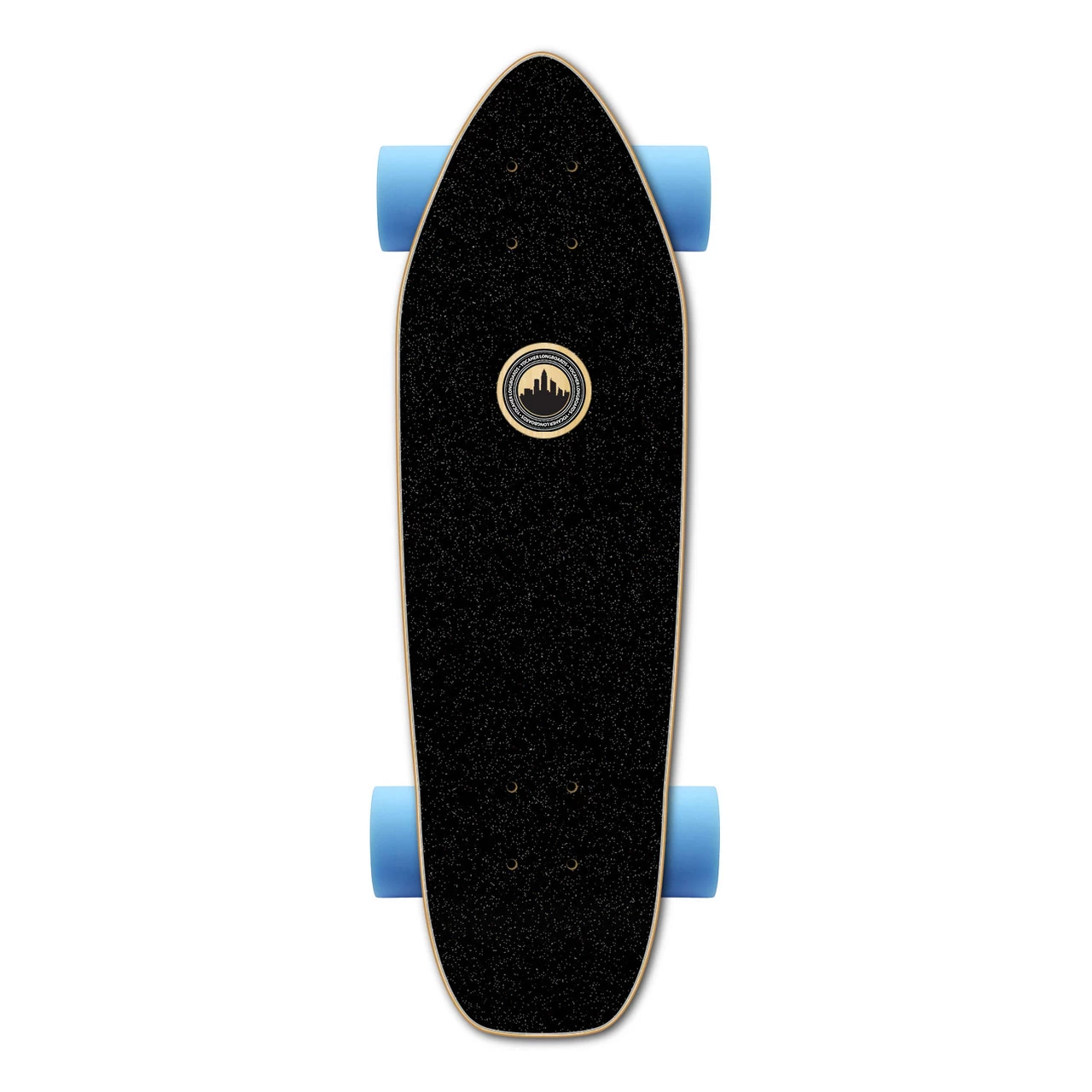 Yocaher Complete Mini Cruiser Skateboard Longboard - Rockstar Kitty Cat - White Wink 2 Yocaher Complete Mini Cruiser Skateboard Longboard - Rockstar Kitty Cat - White Wink - Image 2