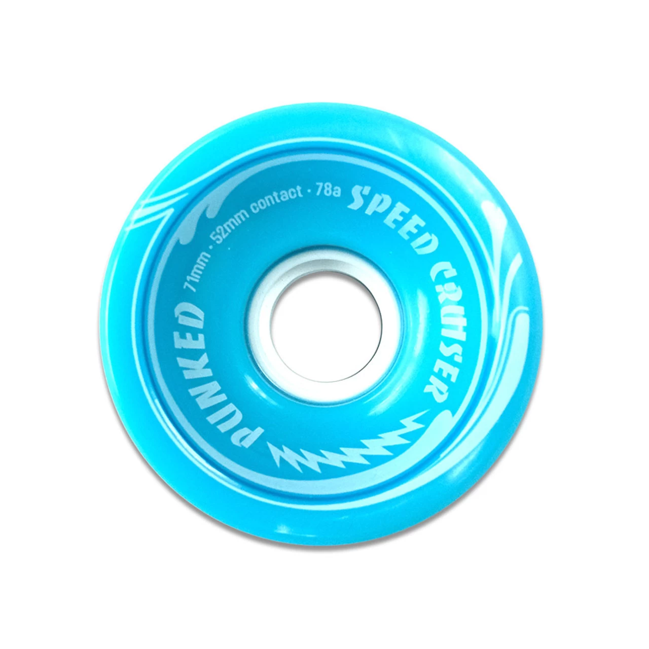 Speed Cruiser 62mm Longboard Wheels - Solid Baby Blue 6 Speed Cruiser 62mm Longboard Wheels - Solid Baby Blue - Image 6