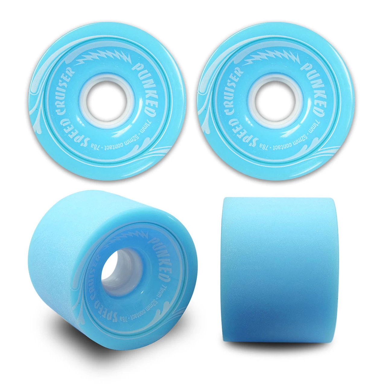 Speed Cruiser 62mm Longboard Wheels - Solid Baby Blue 1 Speed Cruiser 62mm Longboard Wheels - Solid Baby Blue