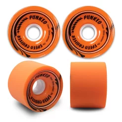 Speed Cruiser 71mm Longboard Wheels - Solid Orange