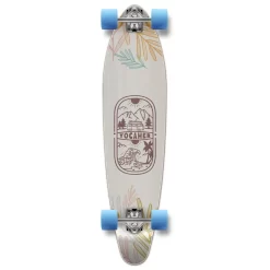 YOCAHER Kicktail Longboard Complete - Adventure Colored