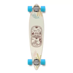 YOCAHER Pintail Longboard Complete - Adventure Colored