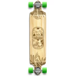 YOCAHER Drop Down Longboard Complete - Adventure Natural
