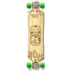 YOCAHER Lowrider Longboard Complete - Adventure Natural