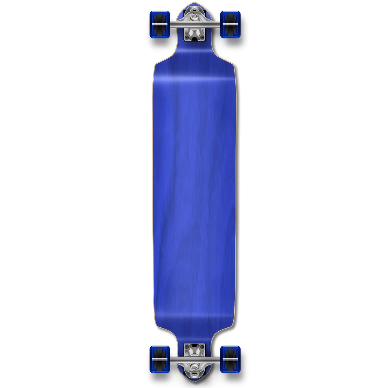YOCAHER Drop Down Blank Longboard Complete - Stained Blue 1 YOCAHER Drop Down Blank Longboard Complete - Stained Blue