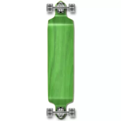 YOCAHER Drop Down Blank Longboard Complete - Stained Green