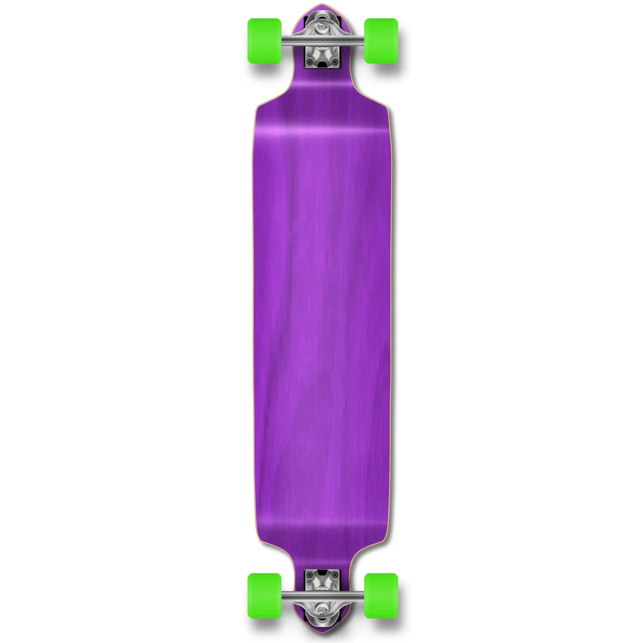 YOCAHER Drop Down Blank Longboard Complete - Stained Purple 1 YOCAHER Drop Down Blank Longboard Complete - Stained Purple