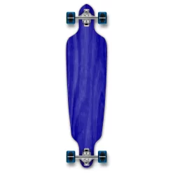 Drop Through Blank Longboard Complete - Stained Blue