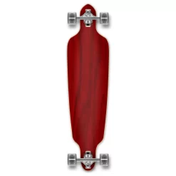 Drop Through Blank Longboard Complete - Stained Red