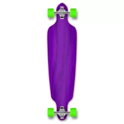 Drop Through Blank Longboard Complete - Stained Purple
