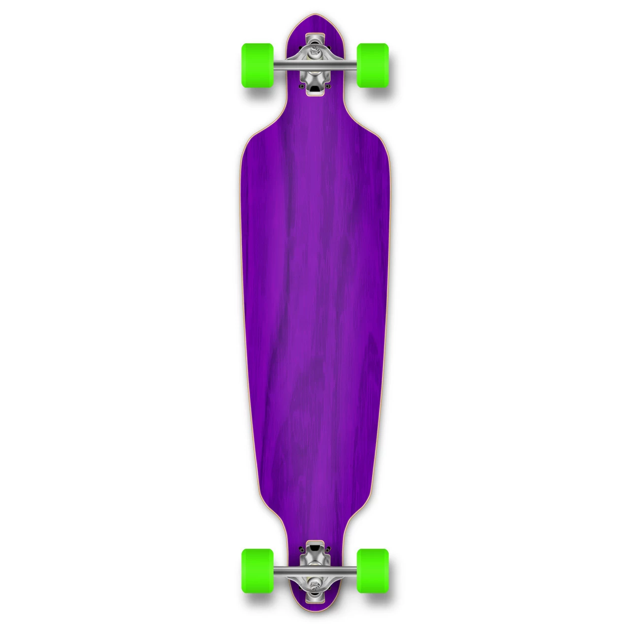 Drop Through Blank Longboard Complete - Stained Purple 1 Drop Through Blank Longboard Complete - Stained Purple