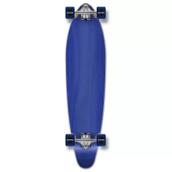 Kicktail Blank Longboard Complete - Stained Blue