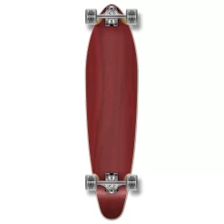 Kicktail Blank Longboard Complete - Stained Red