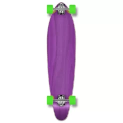 Kicktail Blank Longboard Complete - Stained Purple