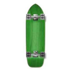 Old School Blank Longboard Complete - Stained Green