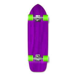 Old School Blank Longboard Complete - Stained Purple