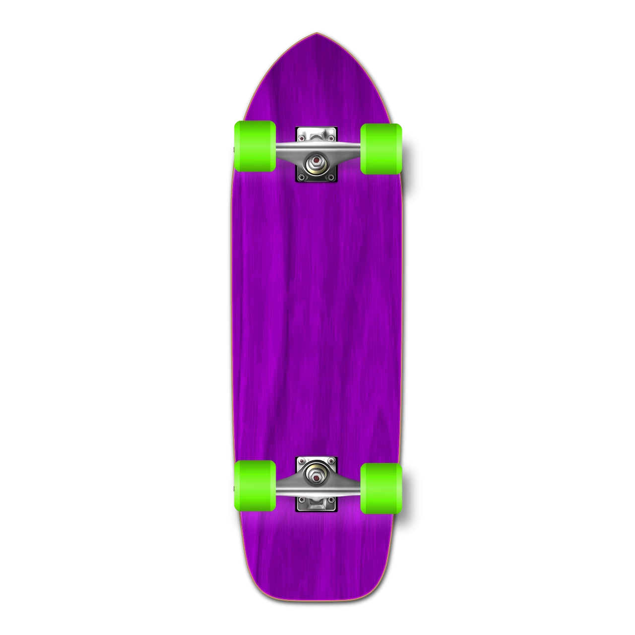 Old School Blank Longboard Complete - Stained Purple 1 Old School Blank Longboard Complete - Stained Purple