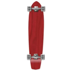 Slimkick Blank Longboard Complete - Stained Red