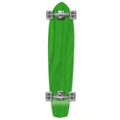 Slimkick Blank Longboard Complete - Stained Green