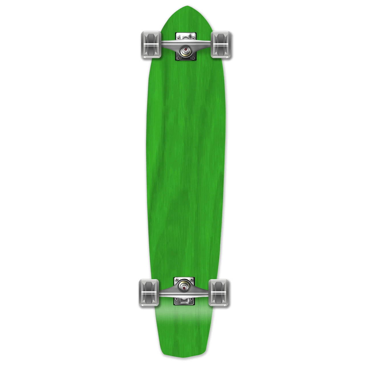 Slimkick Blank Longboard Complete - Stained Green 1 Slimkick Blank Longboard Complete - Stained Green