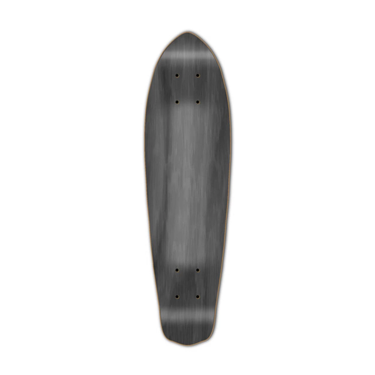 Micro Cruiser Blank Deck - Stained Black 1 Micro Cruiser Blank Deck - Stained Black