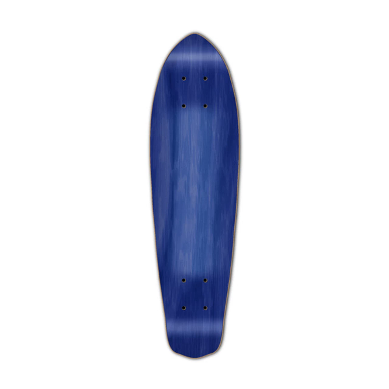 Micro Cruiser Blank Deck - Stained Blue 1 Micro Cruiser Blank Deck - Stained Blue