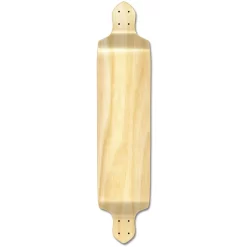 YOCAHER Drop Down Blank Longboard Deck - Natural