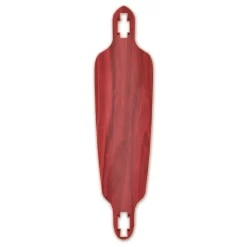Drop Through Blank Longboard Deck - Stained Red