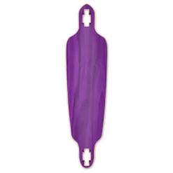 Drop Through Blank Longboard Deck - Stained Purple