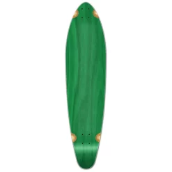 Kicktail Blank Longboard Deck - Stained Green