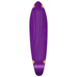 Kicktail Blank Longboard Deck - Stained Purple