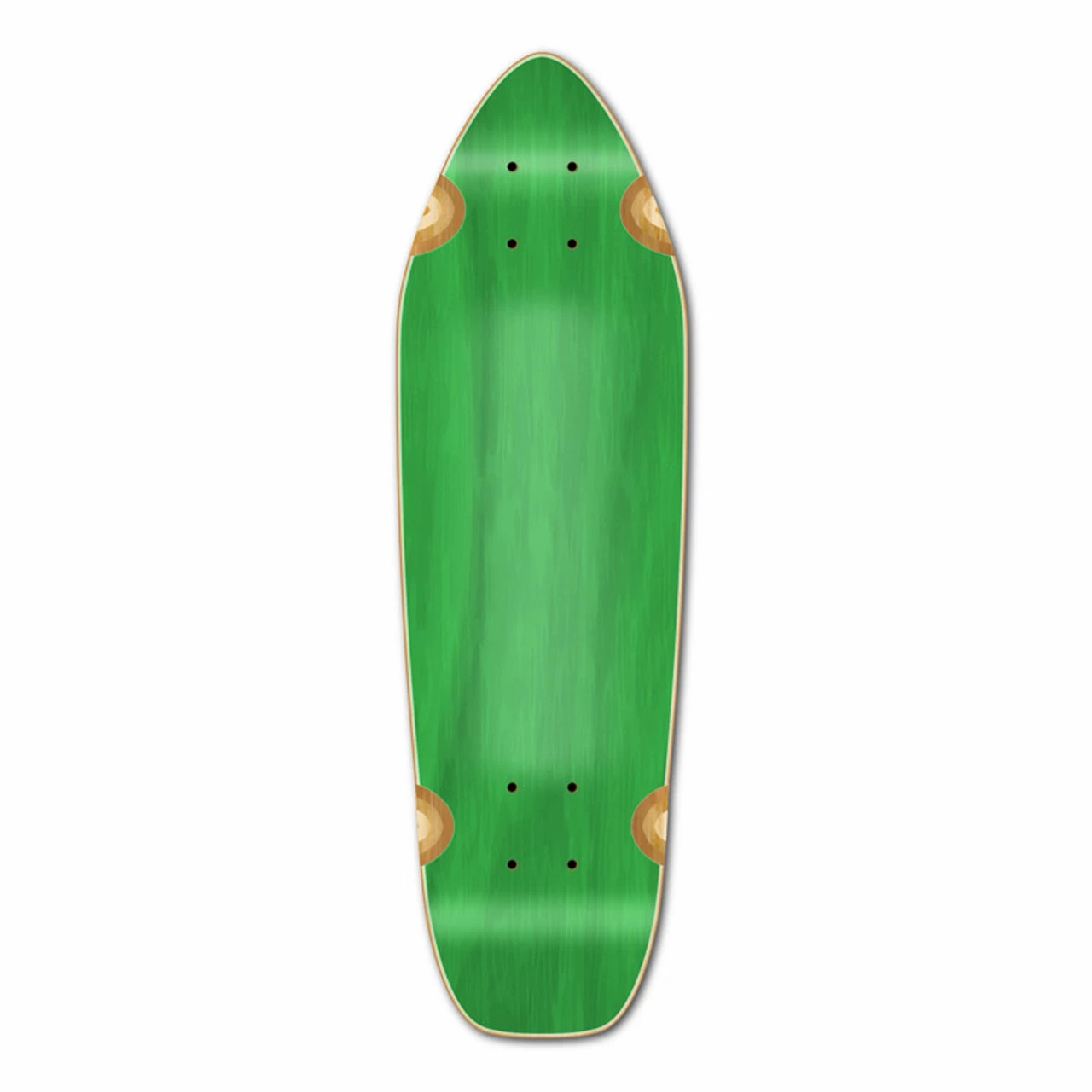 Mini Cruiser Blank Deck - Stained Green 1 Mini Cruiser Blank Deck - Stained Green