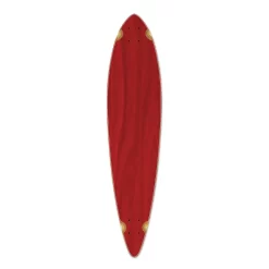 Pintail Blank Longboard Deck - Stained Red