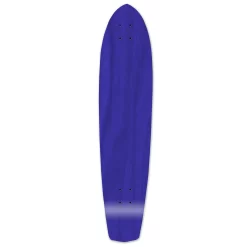 Slimkick Blank Longboard Deck - Stained Blue