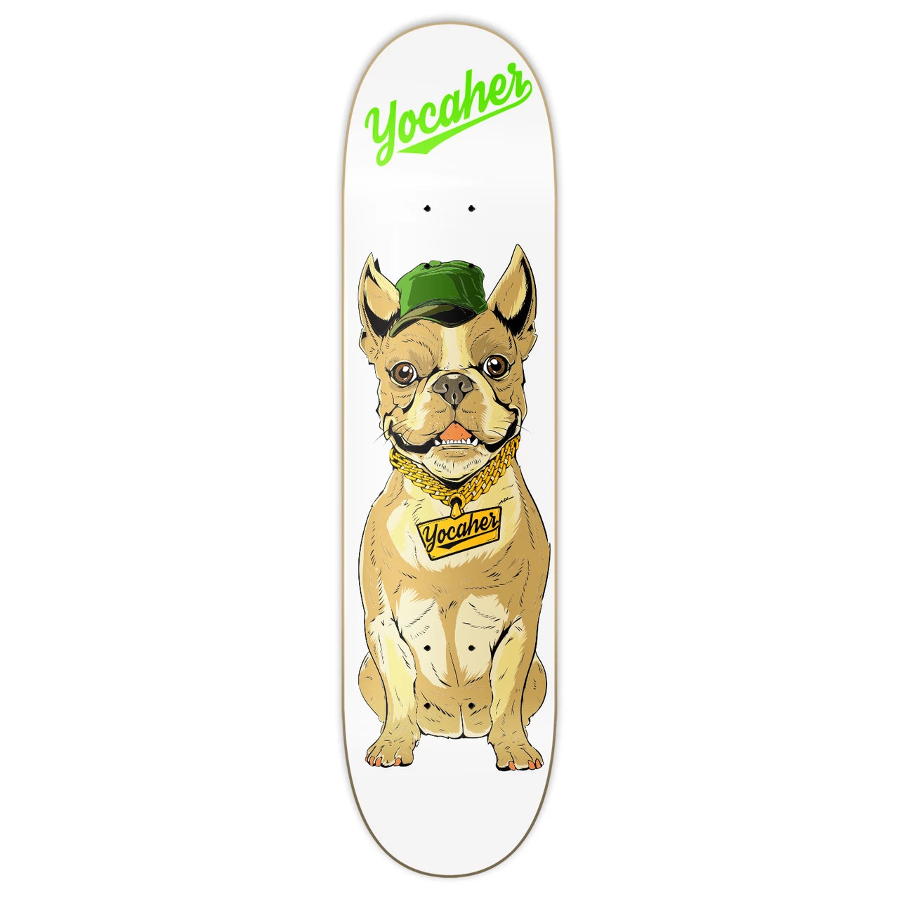 Yocaher Graphic Skateboard Deck - Cool Pup French Bulldog 1 Yocaher Graphic Skateboard Deck - Cool Pup French Bulldog
