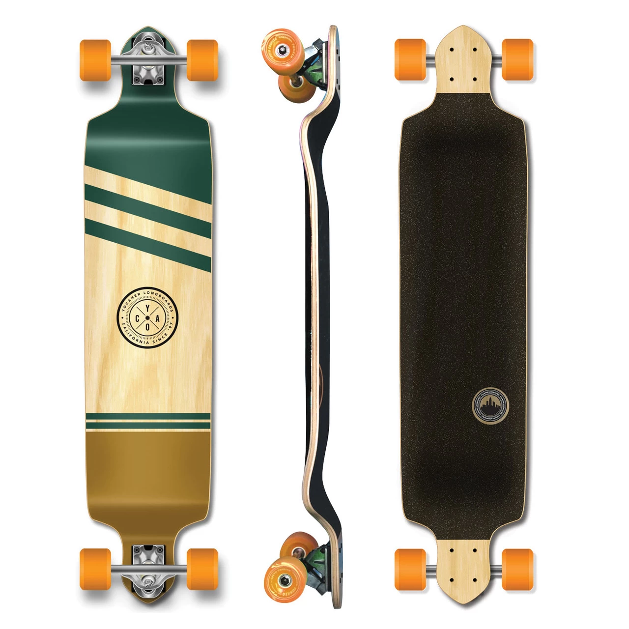 YOCAHER Drop Down Longboard Complete - Earth Series - Wind 2 YOCAHER Drop Down Longboard Complete - Earth Series - Wind - Image 2