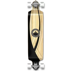 YOCAHER Drop Down Crest Onyx Longboard Complete
