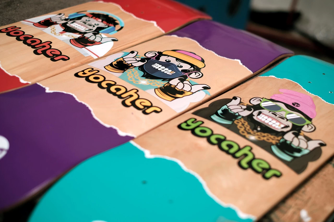 Yocaher Graphic Complete 7.75" Skateboard - Chimp Series - Speak No Evil 5 Yocaher Graphic Complete 7.75" Skateboard - Chimp Series - Speak No Evil - Image 5