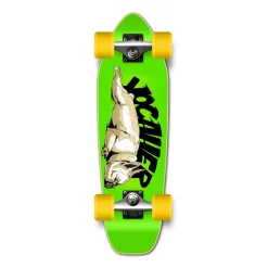 Yocaher Complete Mini Cruiser Skateboard Longboard - Lazy French Bulldog