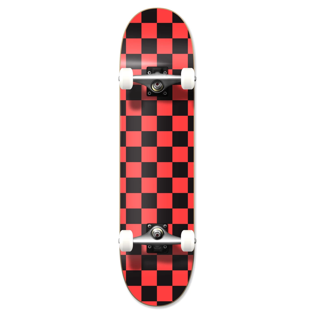 Yocaher Graphic Complete 7.75" Skateboard - Checker Orange 1 Yocaher Graphic Complete 7.75" Skateboard - Checker Orange