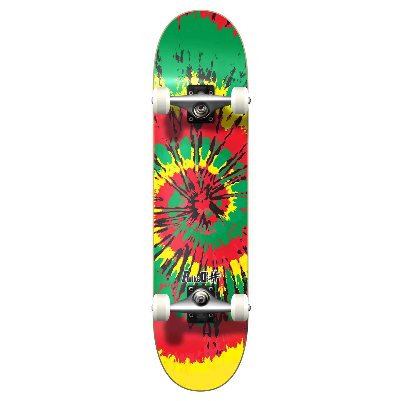 Yocaher Graphic Complete 7.75" Skateboard - Tiedye Rasta 1 Yocaher Graphic Complete 7.75" Skateboard - Tiedye Rasta