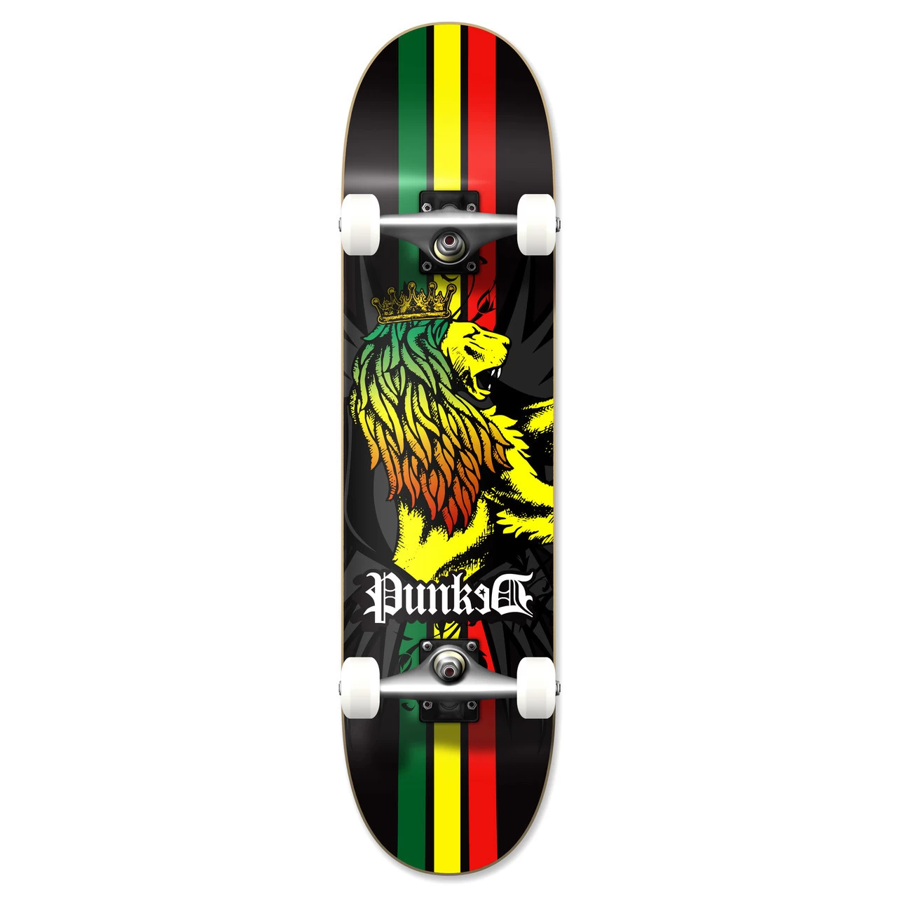 Yocaher Graphic Complete 7.75" Skateboard - Rasta 1 Yocaher Graphic Complete 7.75" Skateboard - Rasta