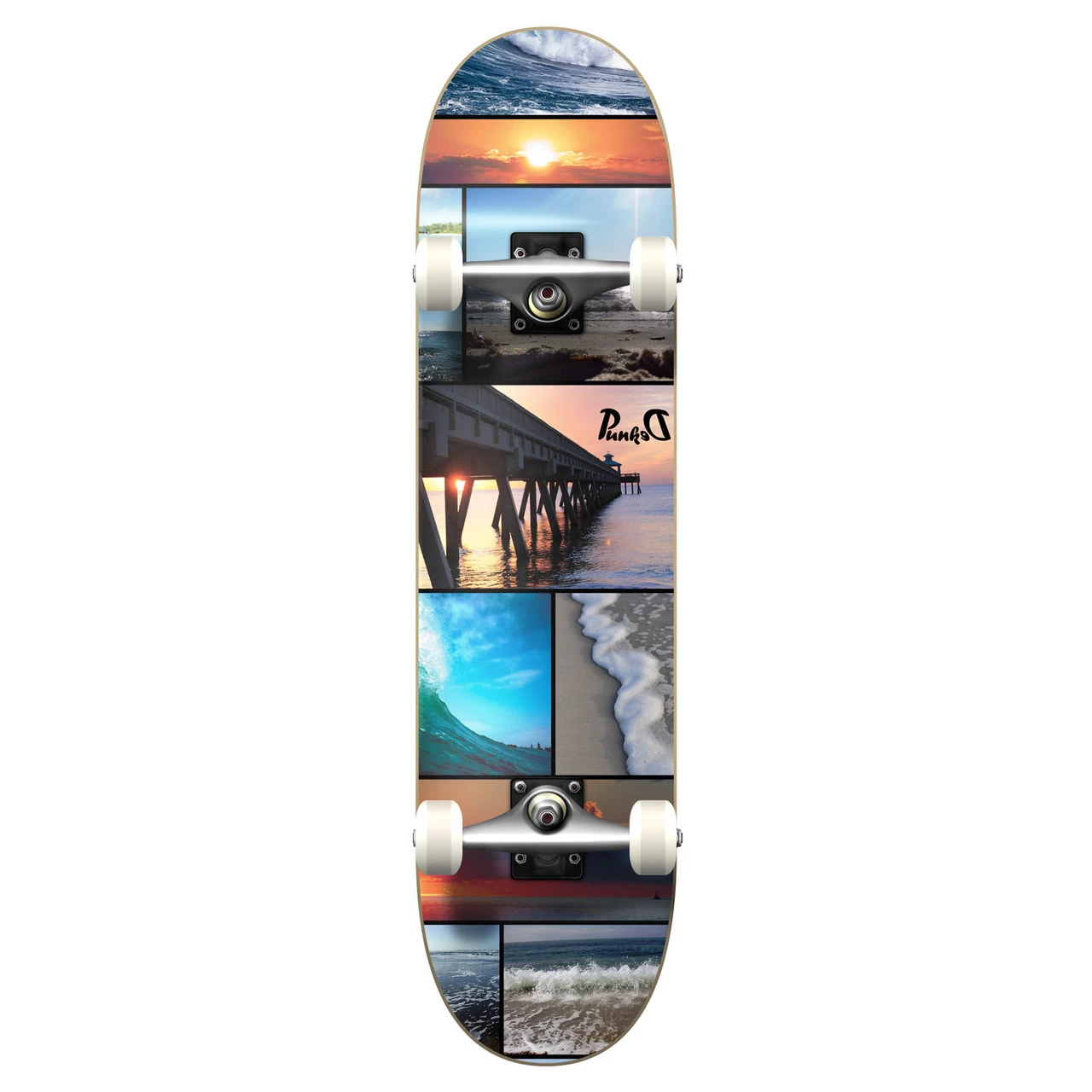 Yocaher Graphic Complete 7.75" Skateboard - Seaside 1 Yocaher Graphic Complete 7.75" Skateboard - Seaside