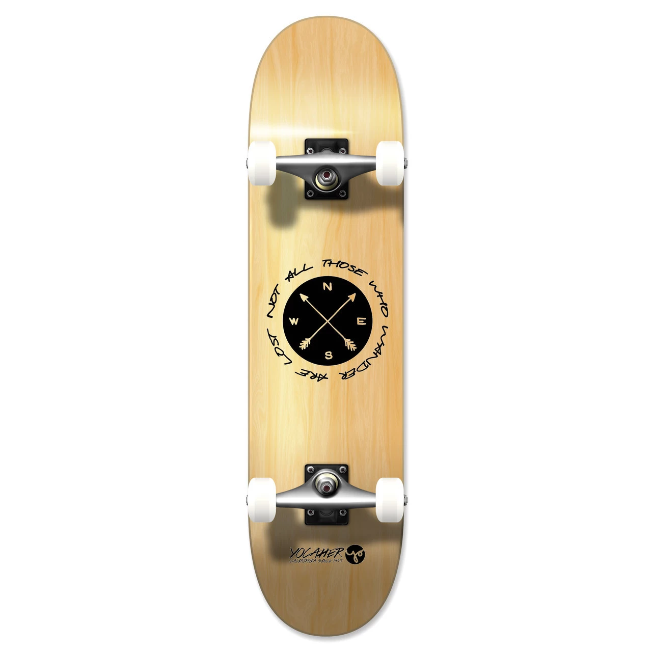 Yocaher Graphic Complete 7.75" Skateboard - Wander Natural 1 Yocaher Graphic Complete 7.75" Skateboard - Wander Natural