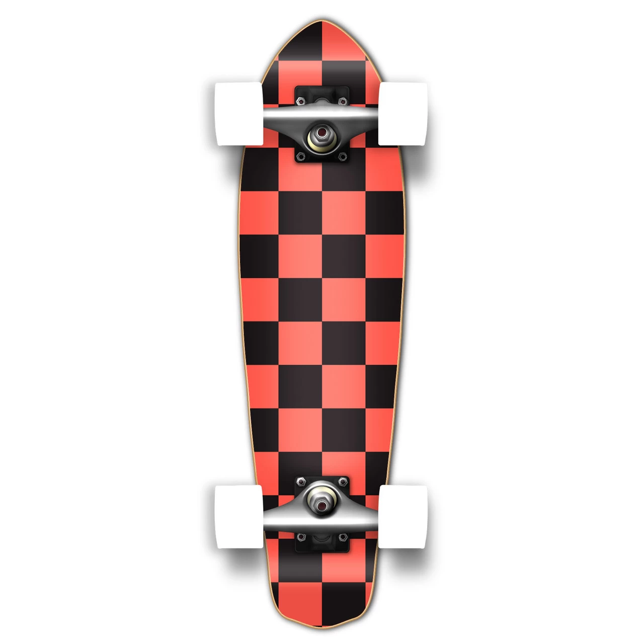 Micro Cruiser Complete - Checker Orange 1 Micro Cruiser Complete - Checker Orange