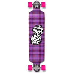 YOCAHER Drop Down Dice Longboard Complete