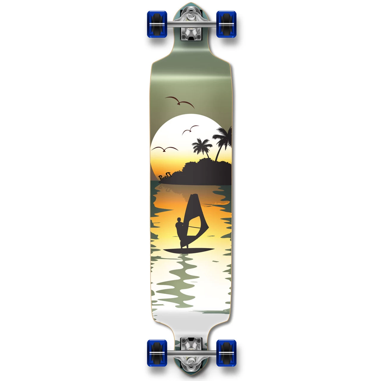 YOCAHER Drop Down Surfer Longboard Complete 1 YOCAHER Drop Down Surfer Longboard Complete
