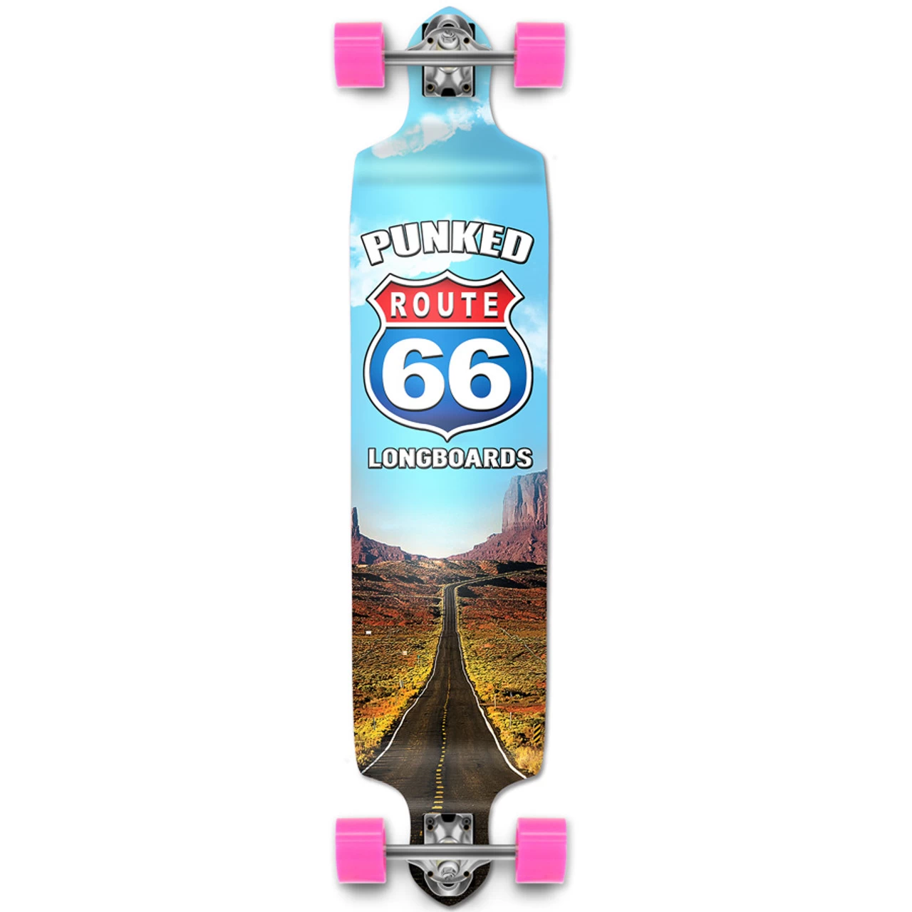 YOCAHER Drop Down Longboard Complete - Route 66 Series - The Run 1 YOCAHER Drop Down Longboard Complete - Route 66 Series - The Run