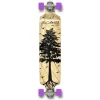 YOCAHER Drop Down Longboard Complete - In The Pines : Natural
